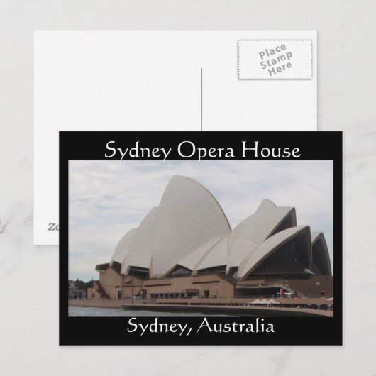 Sydney Opera House briefkaart (Voorkant / Achterkant)