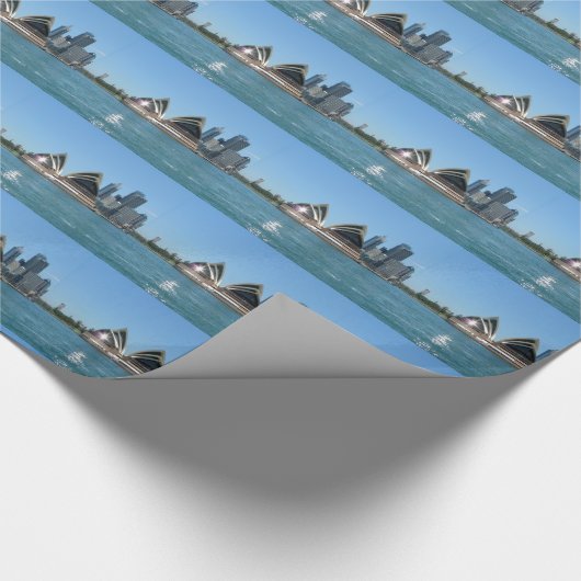 Sydney Opera House Cadeaupapier (Hoek)