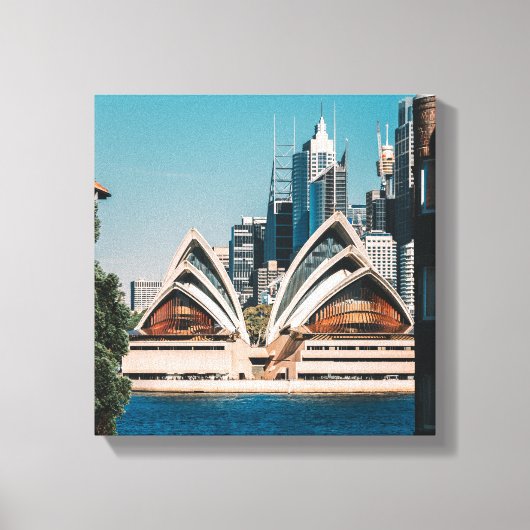 Sydney Opera House Canvas Afdruk (Voorkant)