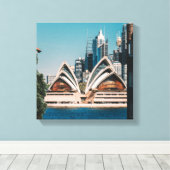 Sydney Opera House Canvas Afdruk (Insitu (Houten vloer))