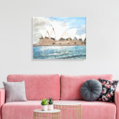 Sydney Opera House Canvas Afdruk (Insitu (Woonkamer))