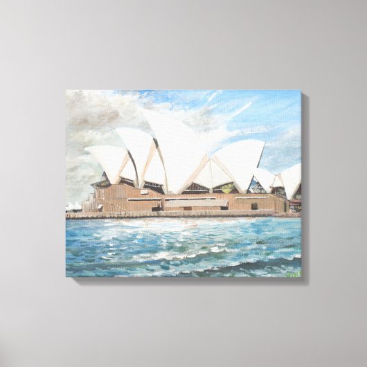 Sydney Opera House Canvas Afdruk (Voorkant)