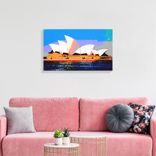 Sydney Opera House Canvas Afdruk (Insitu (Woonkamer))