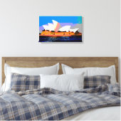 Sydney Opera House Canvas Afdruk (Insitu (Slaapkamer))