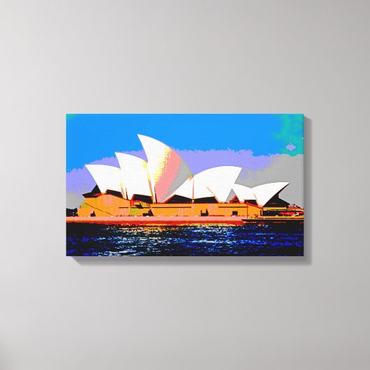Sydney Opera House Canvas Afdruk (Voorkant)