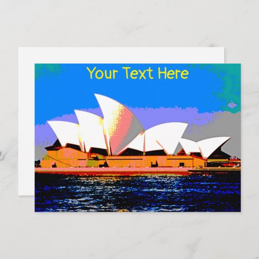  Sydney Opera House Card (Voorkant / Achterkant)
