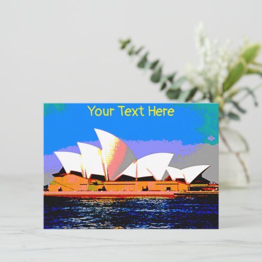  Sydney Opera House Card (Staand voorkant)