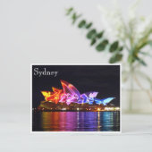 sydney opera house elektrisch briefkaart (Staand voorkant)