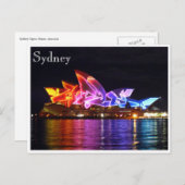 sydney opera house elektrisch briefkaart (Voorkant / Achterkant)
