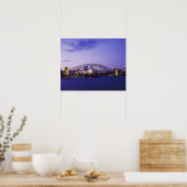Sydney Opera House en Harbour, New South 2 Poster (Keuken)