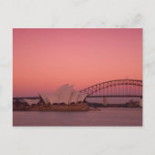 Sydney Opera House en Harbour, Nieuw Zuid Briefkaart (Voorkant)