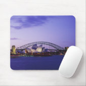 Sydney Opera House en haven, Nieuw Zuid 2 Muismat (Met muis)