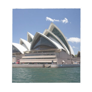 Sydney Opera House exterieur, Sydney, Nieuw-Zuid-W Notitieblok