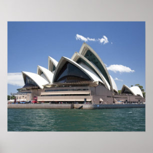 Sydney Opera House exterieur, Sydney, Nieuw-Zuid-W Poster