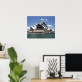 Sydney Opera House exterior, Sydney, New South Poster (Thuiskantoor)