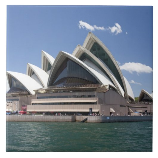 Sydney Opera House exterior, Sydney, New South Tegeltje (Voorkant)