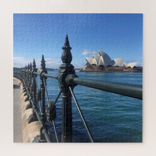 sydney opera house fence legpuzzel (Horizontaal)