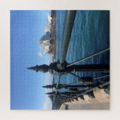 sydney opera house fence legpuzzel (Verticaal)
