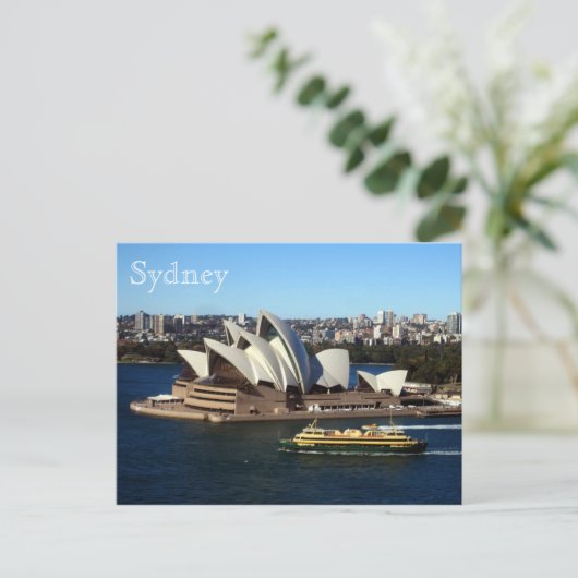sydney opera house ferry briefkaart (Staand voorkant)