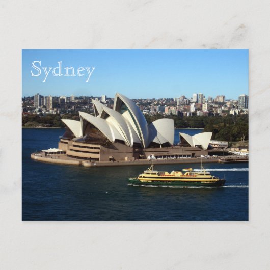 sydney opera house ferry briefkaart (Voorkant)