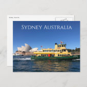 sydney opera house ferry briefkaart (Voorkant / Achterkant)