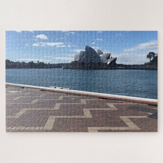 sydney opera house geometrie legpuzzel (Horizontaal)