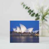 Sydney Opera House in Night, Sydney, New South Briefkaart (Staand voorkant)