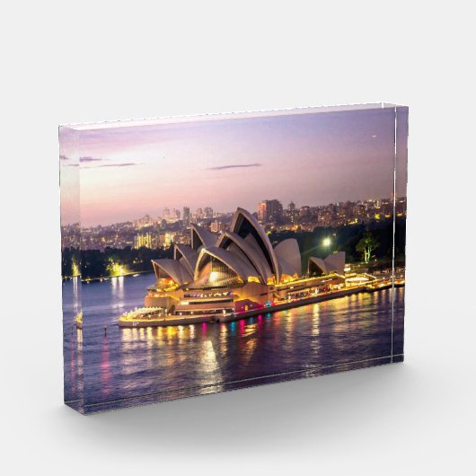 Sydney Opera House in the Evening Fotoblokken (Links)