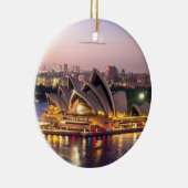 Sydney Opera House in the Evening Keramisch Ornament (Rechts)