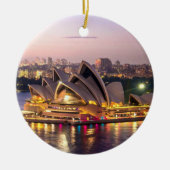 Sydney Opera House in the Evening Keramisch Ornament (Voorkant)