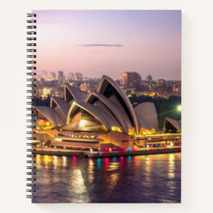 Sydney Opera House in the Evening Notitieboek