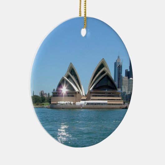 Sydney Opera House Keramisch Ornament (Rechts)