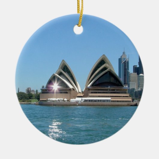 Sydney Opera House Keramisch Ornament (Voorkant)