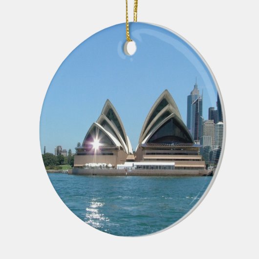 Sydney Opera House Keramisch Ornament (Links)