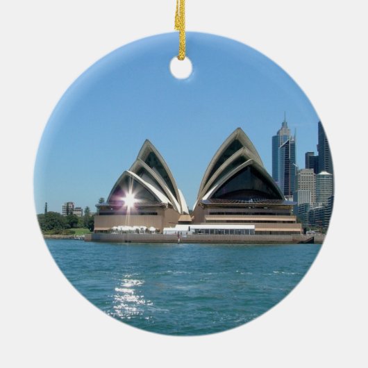 Sydney Opera House Keramisch Ornament (Achterkant)