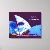 Sydney Opera House kleurful Australia Canvas Afdruk (Voorkant)