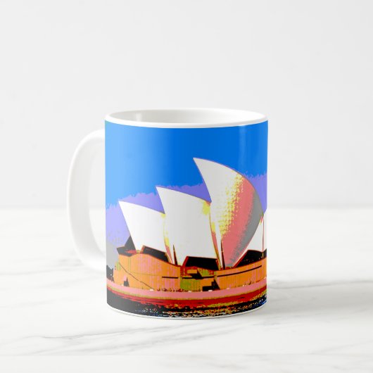 Sydney Opera House Koffiemok (Voorkant links)