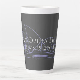 Sydney Opera House Latitude Longitude Latte Mok