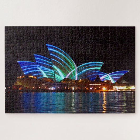 sydney opera house lines legpuzzel (Horizontaal)