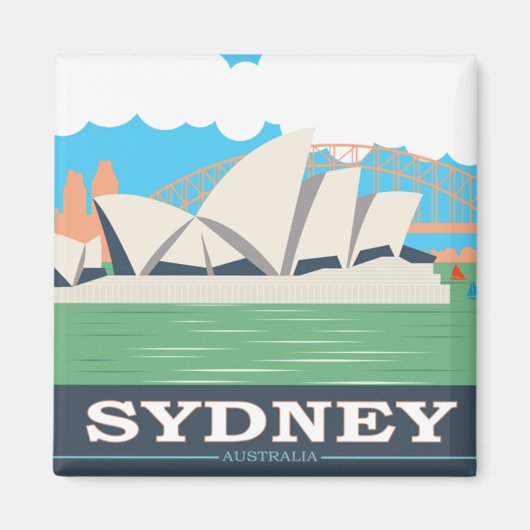 Sydney Opera House Magneet (Voorkant)