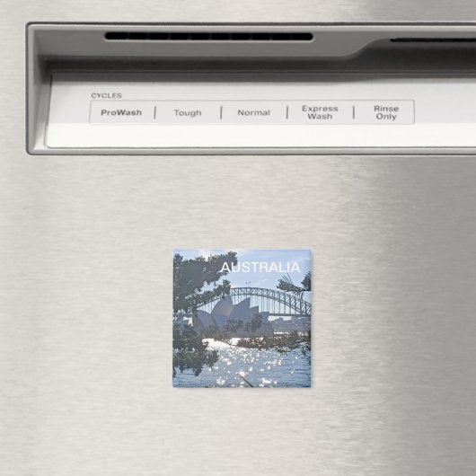 Sydney Opera House Magnet (Insitu (Vaatwasser))