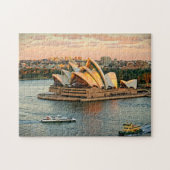Sydney Opera House op de Golden Hour Puzzel Legpuzzel (Horizontaal)