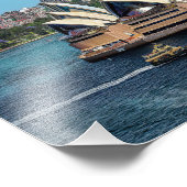 Sydney - OPERA HOUSE - panorama Foto Afdruk (Hoek)