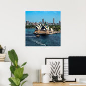 Sydney - OPERA HOUSE - panorama Poster (Thuiskantoor)