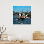 Sydney - OPERA HOUSE - panorama Poster (Keuken)