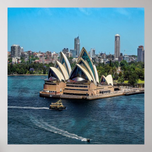 Sydney - OPERA HOUSE - panorama Poster (Voorkant)