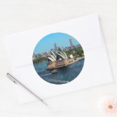 Sydney - OPERA HOUSE - panorama Ronde Sticker (Envelop)