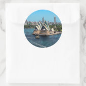 Sydney - OPERA HOUSE - panorama Ronde Sticker (Tas)