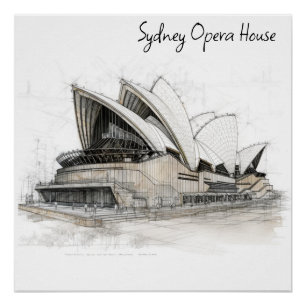Sydney Opera House Perfect Poster