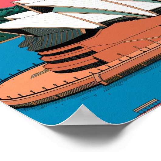 Sydney Opera House Poster (Hoek)